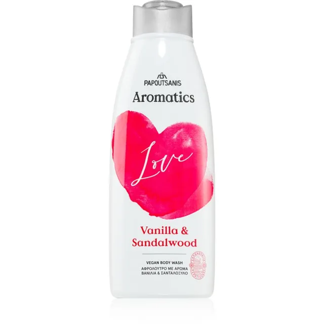 PAPOUTSANIS Aromatics Love Värskendav dušigeel 600 ml