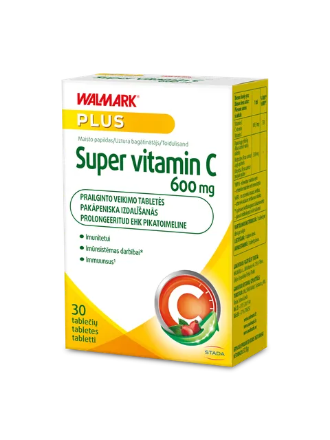 WALMARK SUPER VITAMIN C PROLONG TBL 600MG N30