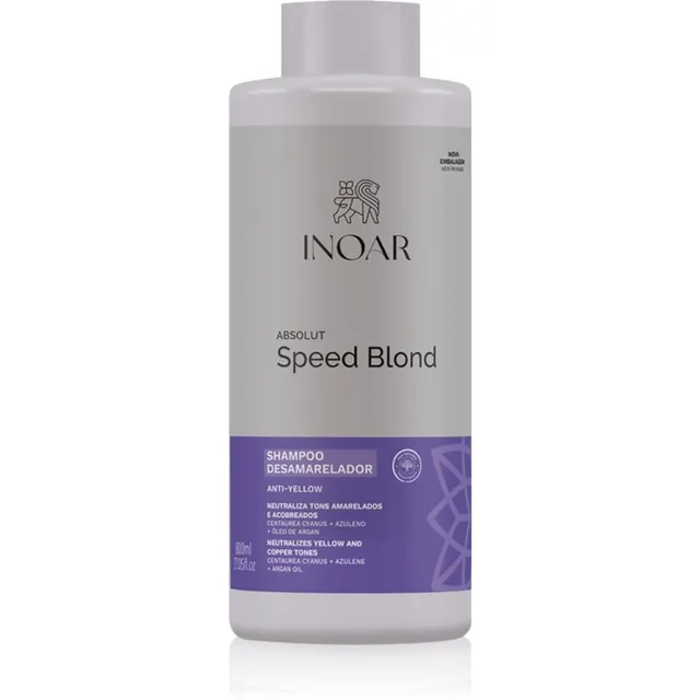 INOAR Absolut Speed Blond Šampoon blondidele juustele 800 ml