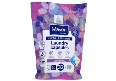 Pesukapslid MAYERI Univers.Hypoall.32tk