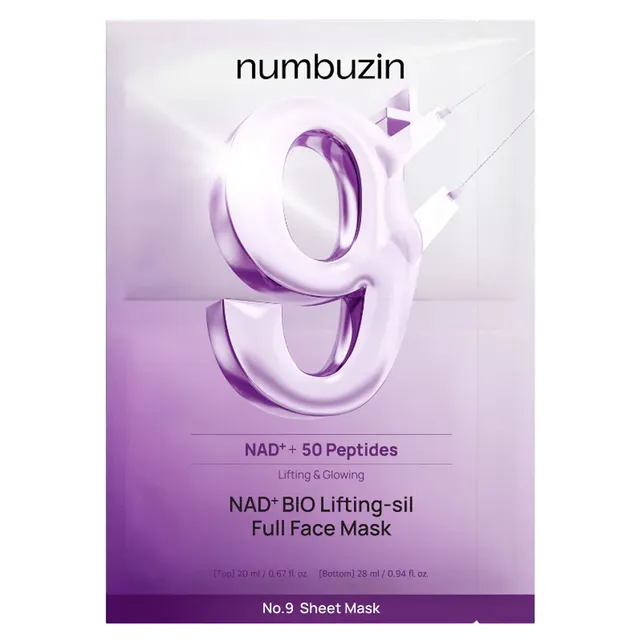 NUMBUZIN No.9+ Nad+Bio Lifting-Sil Full Face Mask 28ml