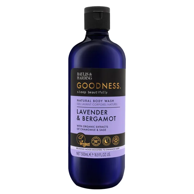 BAYLIS & HARDING Goodness Sleep Lavender & Bergamot Body Wash 500ml