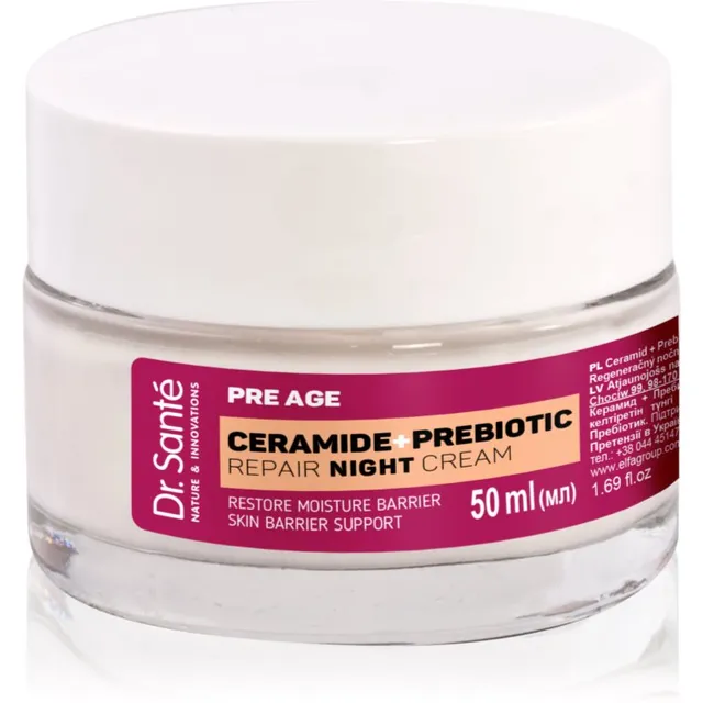 Dr. Santé Pre Age Ceramide + Prebiotic Taastav öökreem küpsele nahale 50 ml