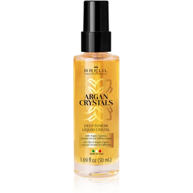 Brelil Professional Cristalli di Argan Extreme Brilliance Eriti kerged vedelkristallid kuivadele juustele 50 ml