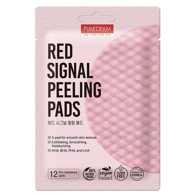 PUREDERM Red Signal Peeling Pads 12pcs