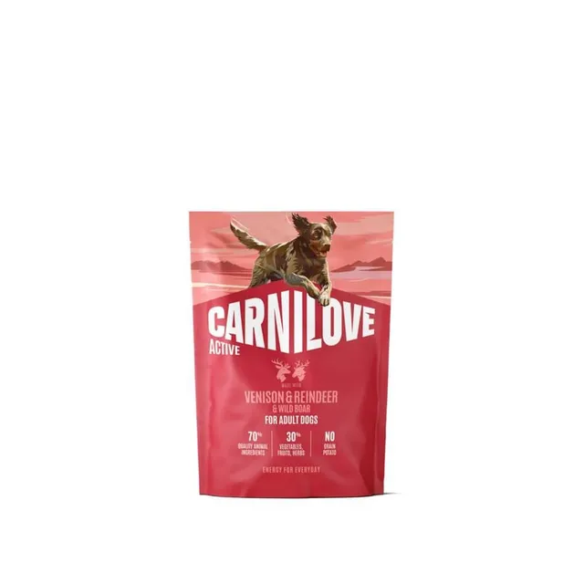 Carnilove Active kuivtoit koerale, hirv/põhjapõder/metssiga, 1,5 kg