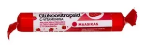 Sana+ Glükoositropsid C-vit. Maasika 39g