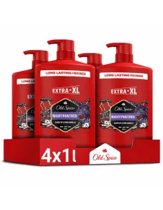 Old Spice Night Panther dušigeel ja sampoon 4x1000ml