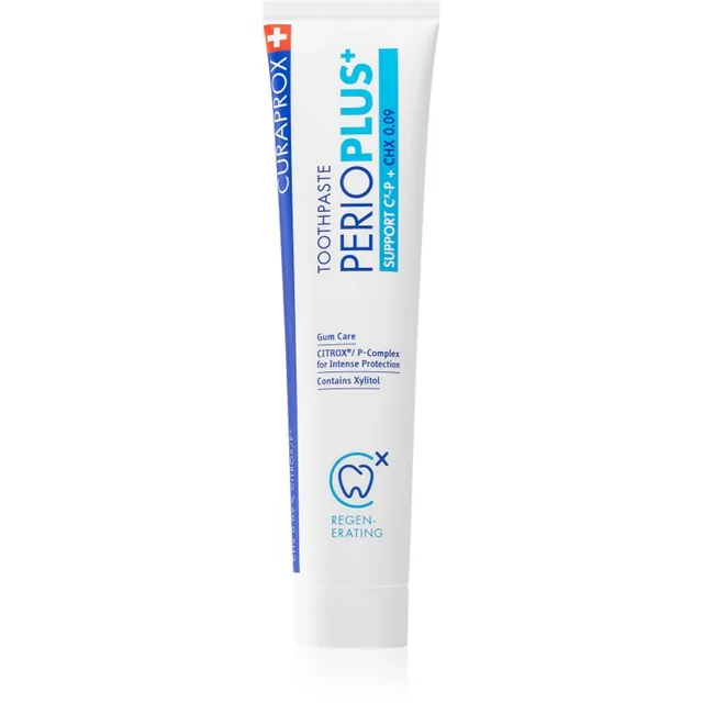 Curaprox Perio Plus+ Support 0.09 CHX Hambapasta igemete veritsemise ja periodontaalse haiguse vastu 75 ml