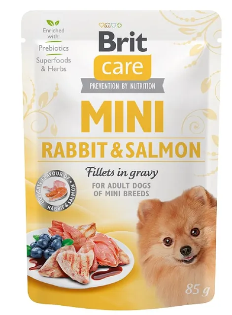 Brit Care koera einekotike, jänes/lõhe, 85 g