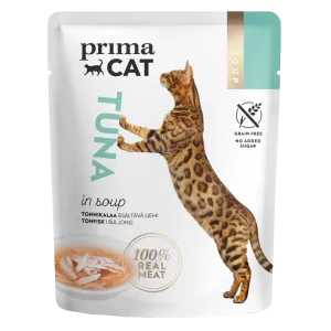 PrimaCat Tuunikalasupp kassile 40g