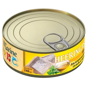 Marine Atlandi heeringas õlis 240g