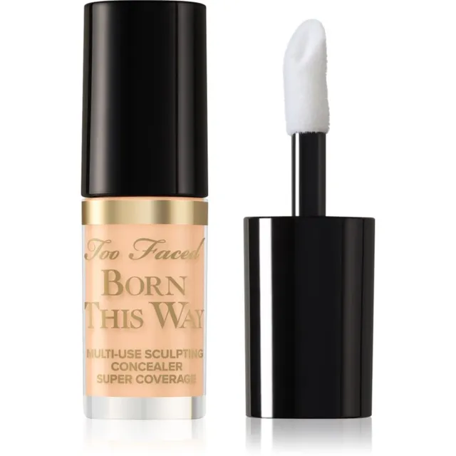 Too Faced Born This Way Super Coverage Multi-Use Concealer Travel Size Kauapüsiv peitekreem täielikuks katvuseks varjund Vanilla 2 ml