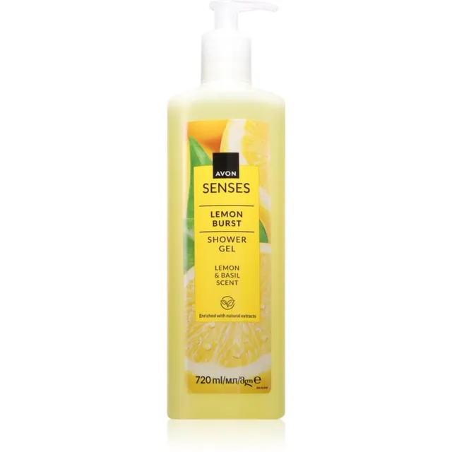 Avon Senses Lemon Burst Värskendav dušigeel 720 ml