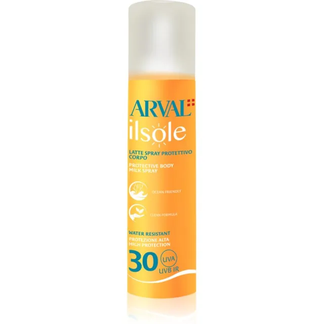 Arval IlSole Protective Body Milk Spray SPF 30 Päikesekaitselosjoon pihustiga 200 ml