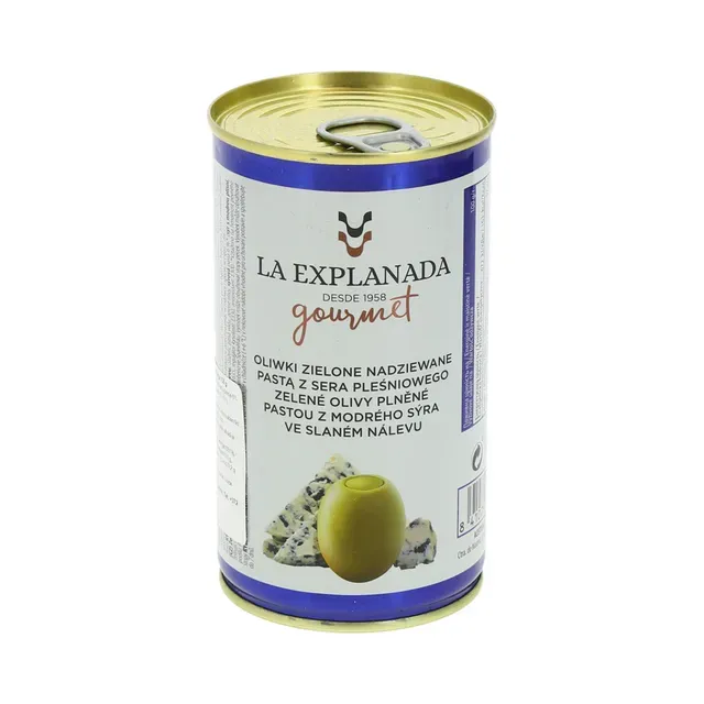 Sinihallitusjuustutäidisega oliivid, EXPLANADA GOURMET, 370 ml