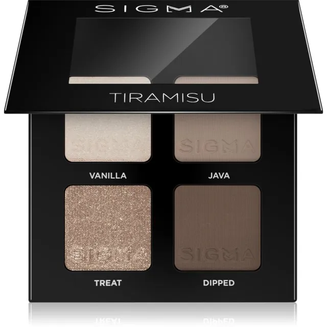 Sigma Beauty Quad Lauvärvipalett varjund Tiramisu 4 g