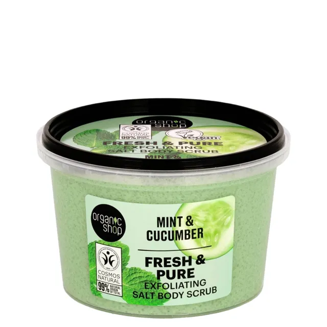 ORGANIC SHOP Mint & Cucumber Body Scrub 250ml