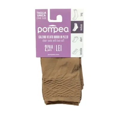 Naiste sokid Pompea Lady 30 polver dorata 2p