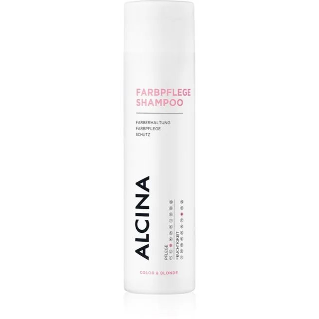 Alcina Color & Blond Šampoon värvitud, keemiliselt töödeldud ja pleegitatud juustele 250 ml