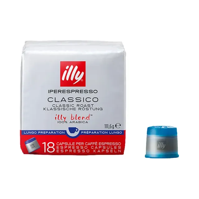 Kohvikapslid lungo keskmine röst, ILLY, 18 tk
