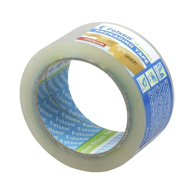 Pakketeip 50mm x 66m, läbipaistev, FOLSEN, 1 tk