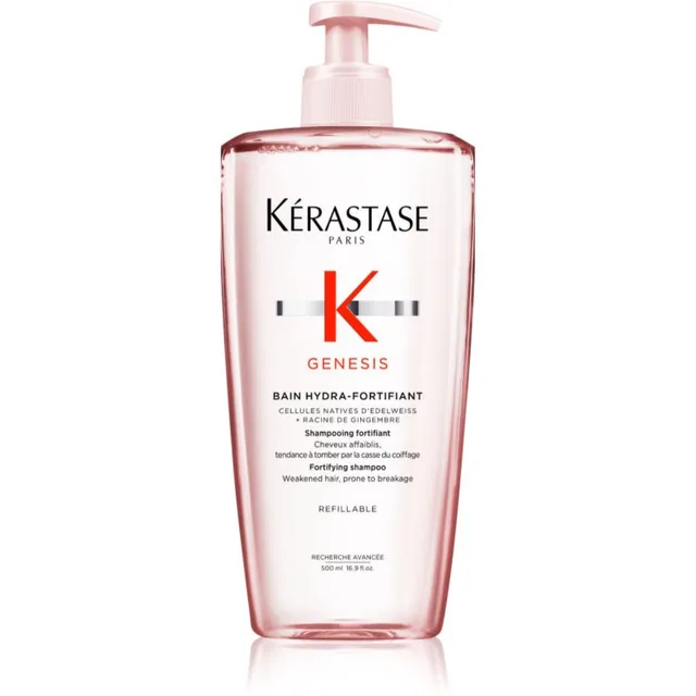 Kérastase Genesis Bain Hydra-Fortifiant Tugevdav šampoon nõrkadele välja langema kippuvatele juustele 500 ml
