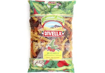 Makaron DIVELLA Fusilli (3-värv) 500g