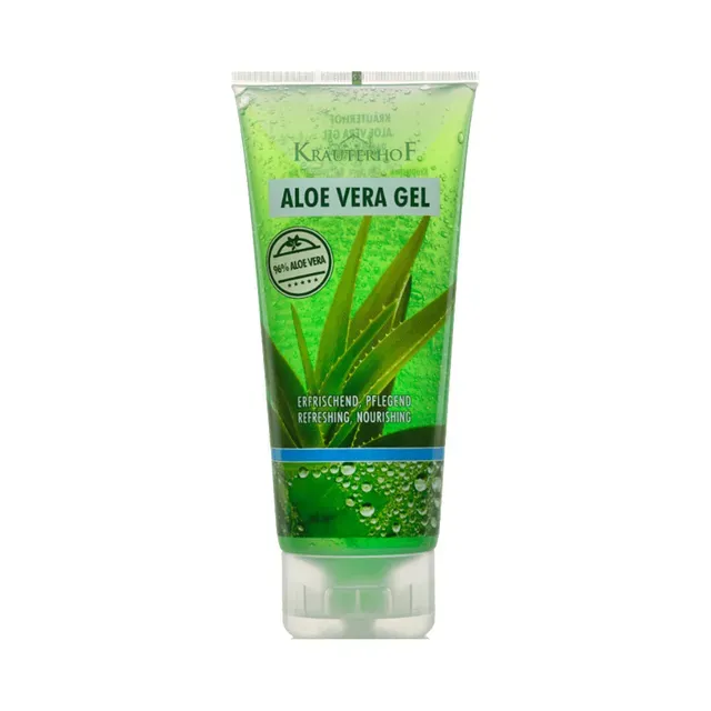 Geel Aloe Vera 96% aaloegeel, parabenivaba, KRÄUTERHOF, 200 ml
