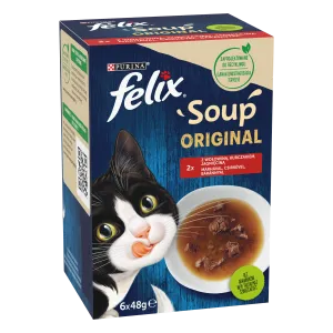 Felix lihasupp kassile 6*48g veis-kana