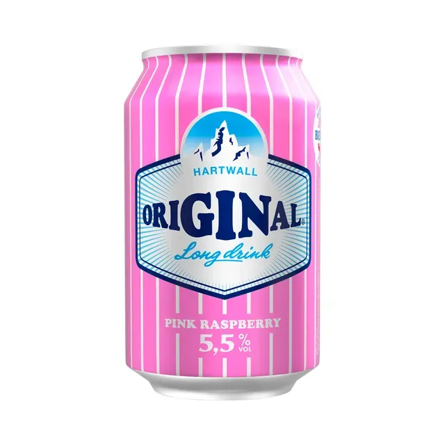 Original Long Drink Pink Raspberry, HARTWALL, 330 ml