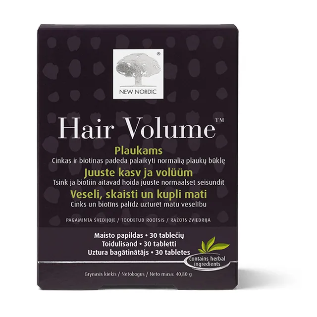 Hair Volume juuksekasvu kiirendav toidulisand 30tk