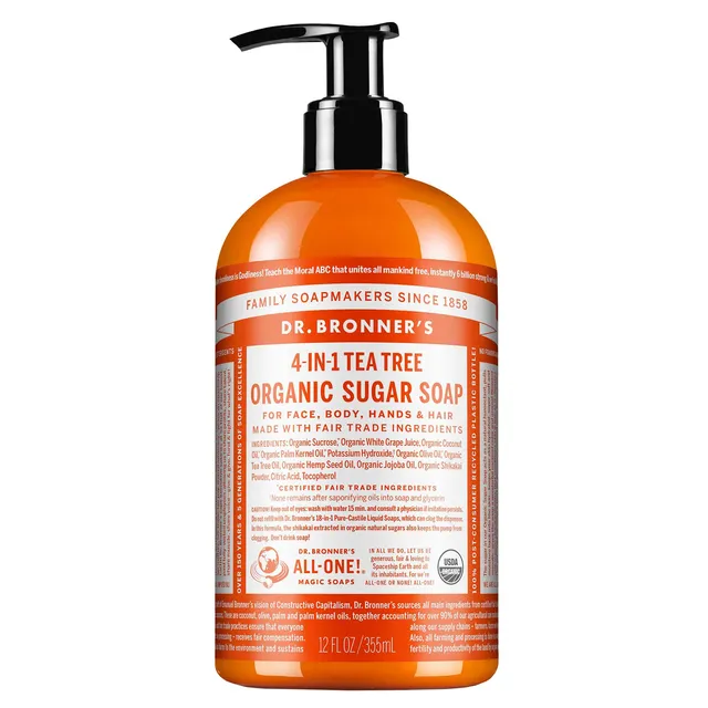 DR. BRONNERS Tea Tree Organic Sugar Soap 355ml