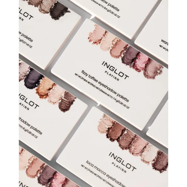 Inglot PlayInn Eyeshadow Palette Lauvärvipalett varjund Fizzy Toffee 7.6 g