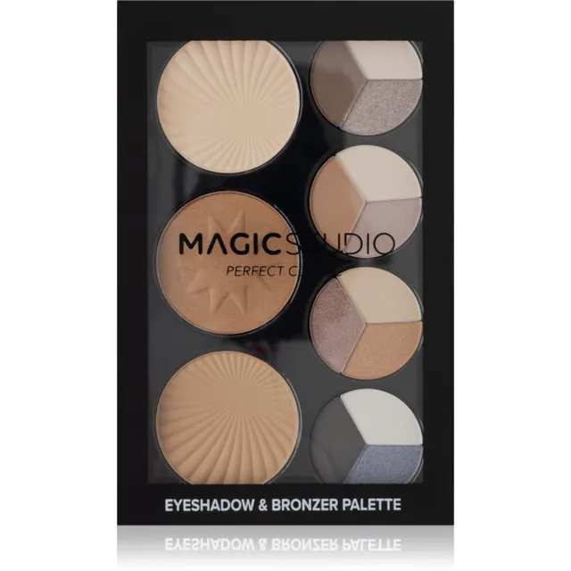 Magic studio Eyeshadow & Bronzer Palette Multifunktsionaalne näopalett 23 g