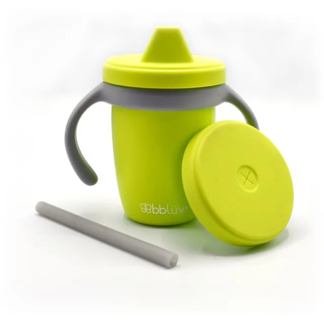 BBLÜV Sippy Küp treeningkupp Lime 4m+ 1 tk