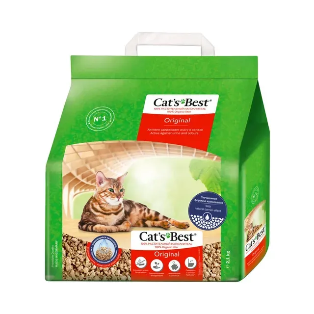 Biolagunev paakuv kassiliiv Öko Plus, CAT`S BEST, 5 l / 2,1kg
