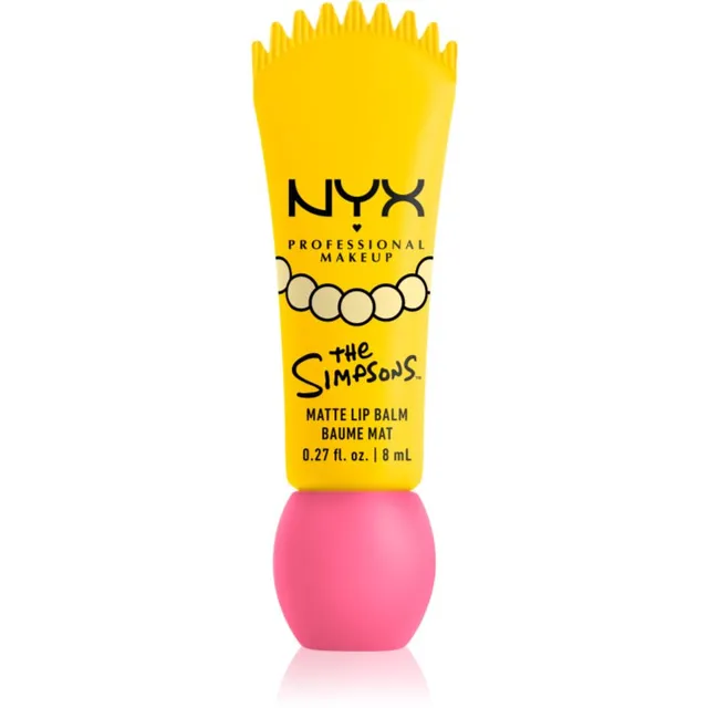 NYX Professional Makeup The Simpsons Smushy Huulepalsam mati efektiga varjund Smarty Pink 8 ml