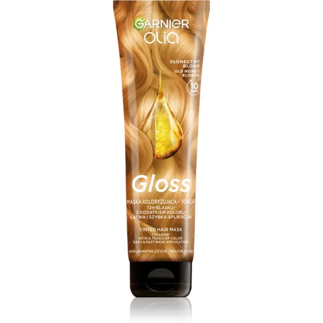 Garnier Olia Gloss Kinnistav värvimask juustele varjund Old Money Blonde 150 ml