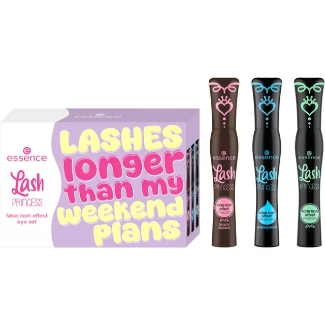 essence Lash PRINCESS false lash effect eye set Ripsmetuššikomplekt kunstripsmete efekti tekitamiseks