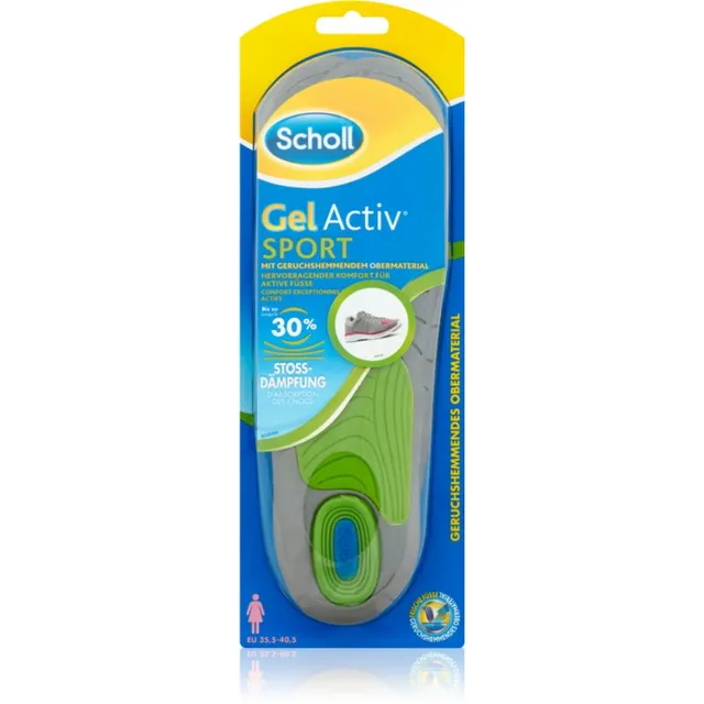 Scholl GelActiv Sport Geelipadjad sportlastele tüüp Women's EU 35.5 - 40.5 1 paar