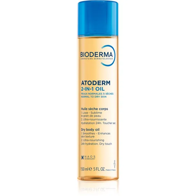 Bioderma Atoderm 2-in-1 Oil Intensiivne toiteõli kuivale nahale 150 ml