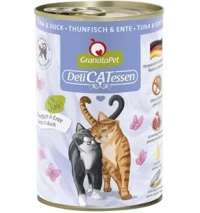DeliCatEssen tuunikala ja pardilihaga konservtoit kassidele, teraviljavaba (Granata Pet)