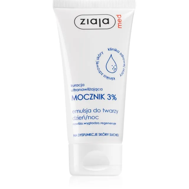 Ziaja Med Ultra-Moisturizing with Urea Taastav ja niisutav kreem silendava efektiga (3% Urea) 50 ml