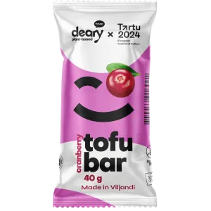 Tere Deary Gl.tofu jõhvikabatoonike 40g