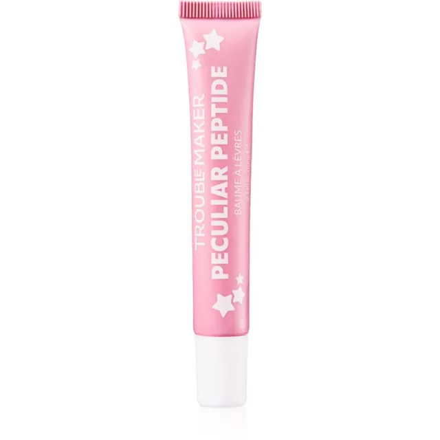 Trouble Maker Peculiar Peptide Huulepalsam sädelev varjund Birthday Cake Pink 10 ml