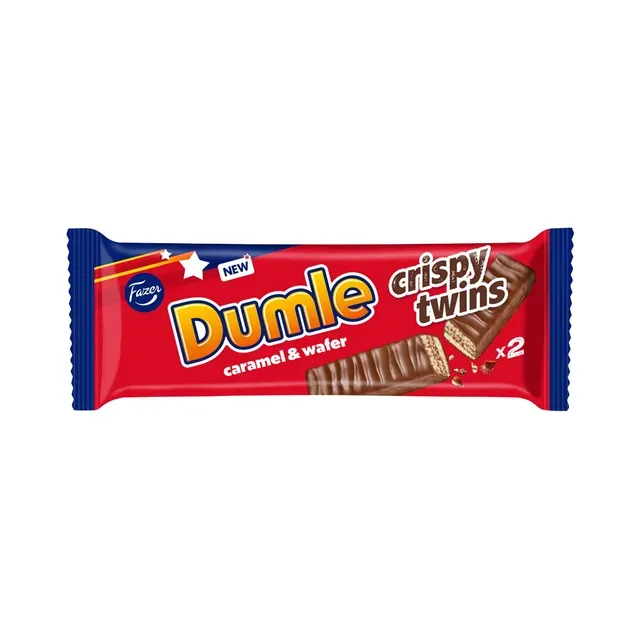 Šokolaadibatoon Crispy Twins, DUMLE, 40g