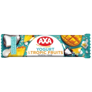 Axa müslibatoon jogurti ja troopiliste viljadega 25g
