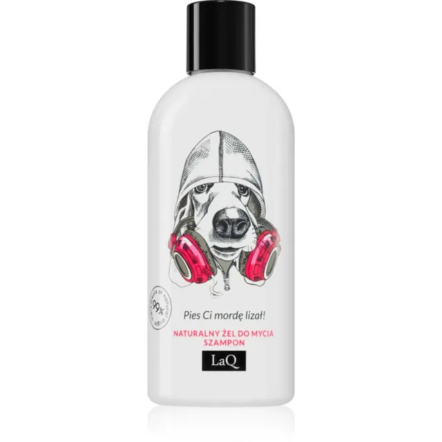 LaQ Music Purifies Cool Dogy Dušigeel ja šampoon kaks-ühes 300 ml