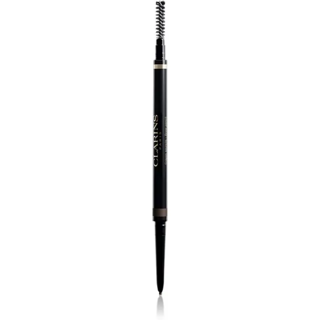 Clarins Wonder Define Eyebrow Pencil Kulmupliiats koos pintsliga / harjaga varjund 04 dark brown 0.06 g